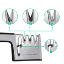 Aiguiseur de couteaux de cuisine Wewdigi 4 en 1, appareil électroménager pour affûter et entretenir les couteaux efficacement.