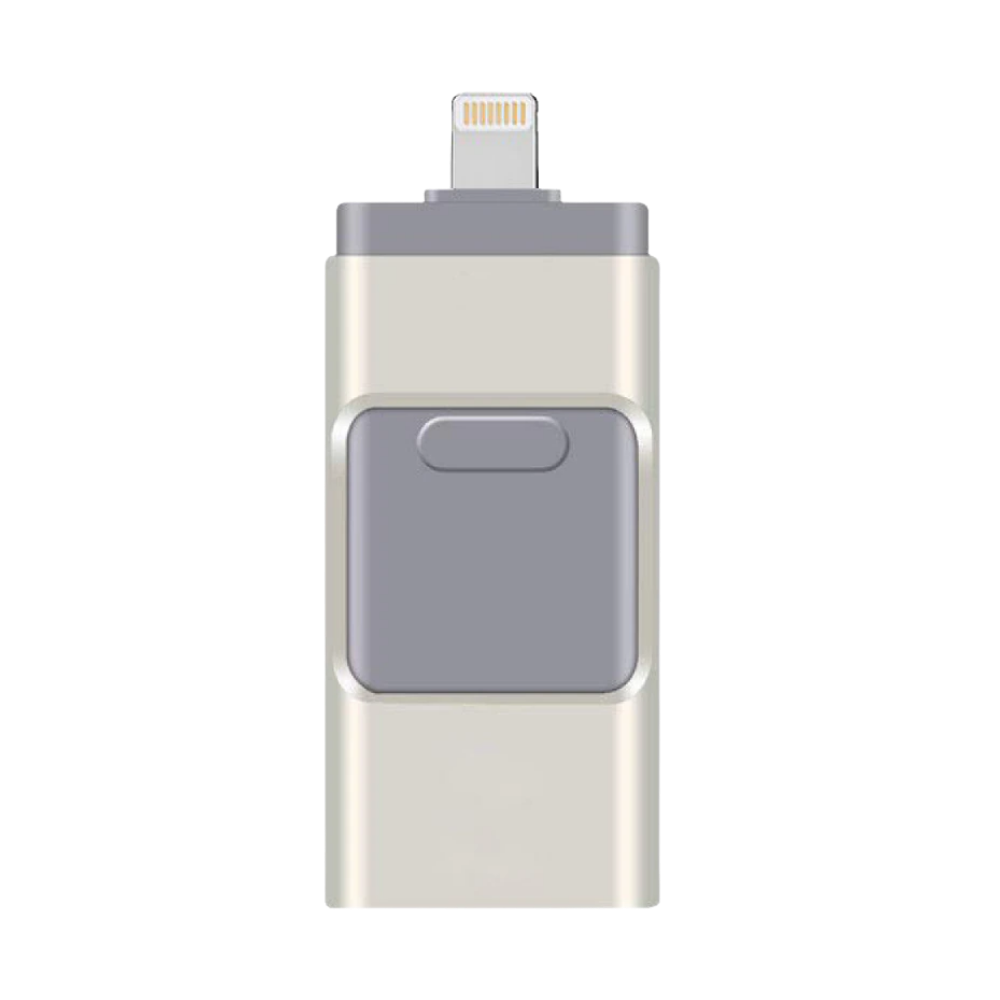 Chave USB 4 em 1 da Fu Zhou Huicai International Trading Co., componente de computador de cor prata com múltiplas portas.
