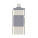 Chave USB 4 em 1 da Fu Zhou Huicai International Trading Co., componente de computador de cor prata com múltiplas portas.