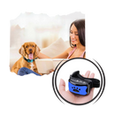 Coleira anti-abelhamento para cães da marca Masbrill, com 7 níveis de sensibilidade e recarregável por USB.