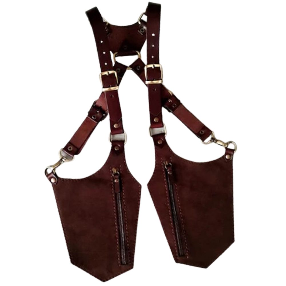 Bolsa vintage anti-vol em estilo tiracolo marrom da Adesignstore, feita de material resistente e com detalhes clássicos.