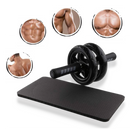 Roda de abdominal com alças acolchoadas da Pharmedoc, equipamento versátil para exercícios de fortalecimento abdominal.