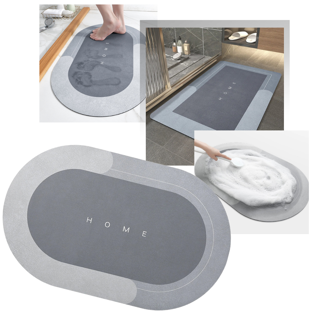 Tapete de piso antiderrapante e superabsorvente da Protoiya para garagem, disponível em cores variadas, ideal para segurança e absorção.