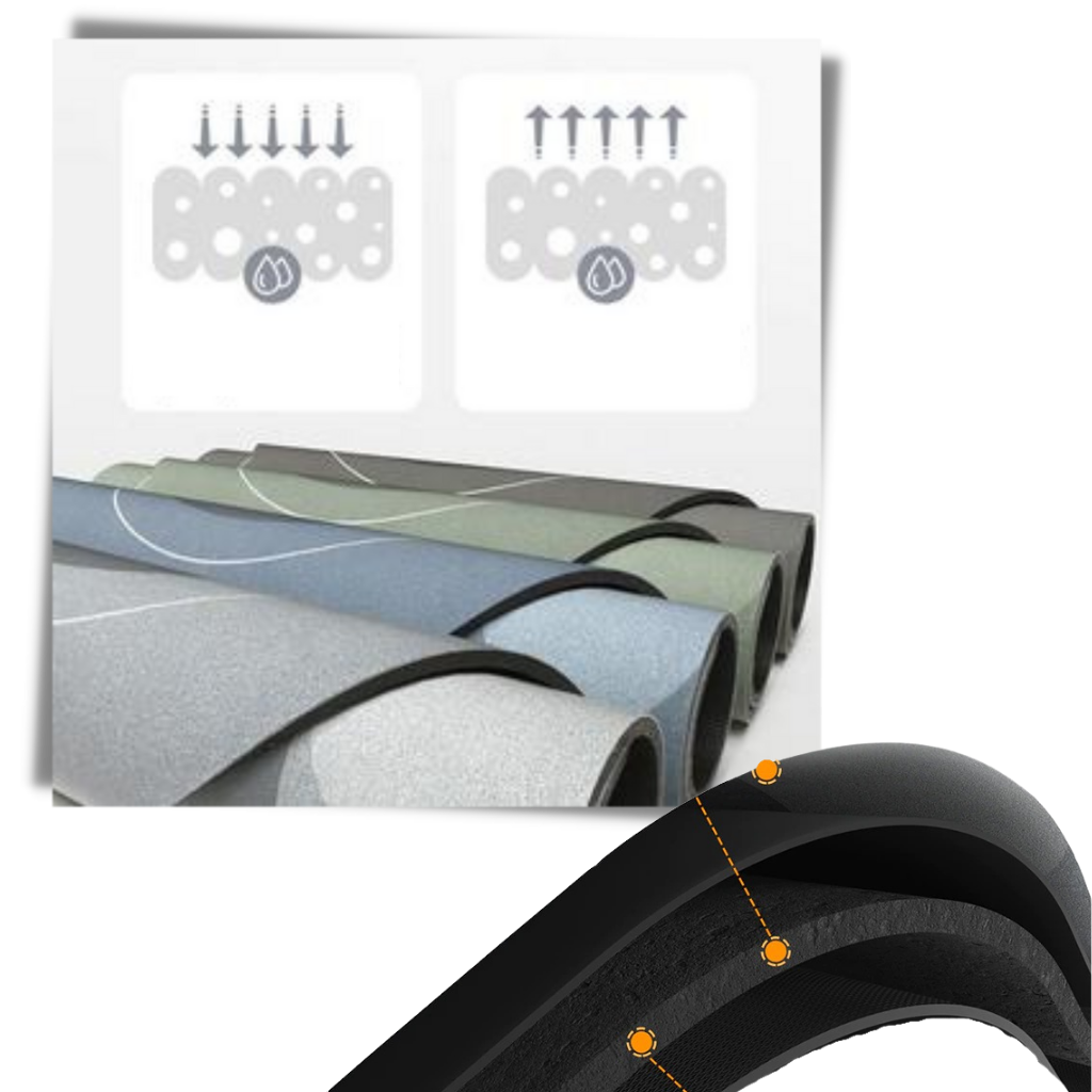Tapete de chão antideslizante e absorvente da Protoiya, ideal para garagem, disponível em várias cores com material de alta qualidade.