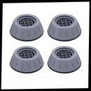 Conjunto de 4 patins de borracha anti-vibração Dido para suportes de móveis, proteção contra vibração e ruído.