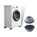 Conjunto de 4 patins de borracha antiderrapantes da Dido para absorção de vibrações em móveis e máquinas.