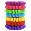Conjunto de 10 pulseiras anti-insetos Peralng para camping e caminhada, proteção contra mosquitos durante atividades ao ar livre.