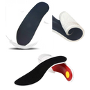 Paire de semelles orthopédiques fermes Walmeck pour pieds plats, soutien de l’arche et confort pour soins des pieds.