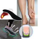 Paire de semelles orthopédiques firmes Walmeck pour pieds plats, soutien de l’arche et confort pour le soin des pieds.