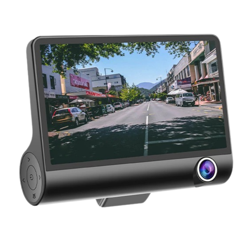 Câmera de bordo DVR full HD Pittasoft para carro, dispositivo de gravação de vídeo automotivo em preto