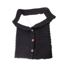 Cobertor de embalo para bebê da Brandslc, saco de dormir preto com design confortável e suave para recém-nascidos.