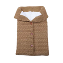 Cobertor de dormir para bebê da Brandslc, saco de dormir aconchegante com design de café, ideal para embalar com conforto.