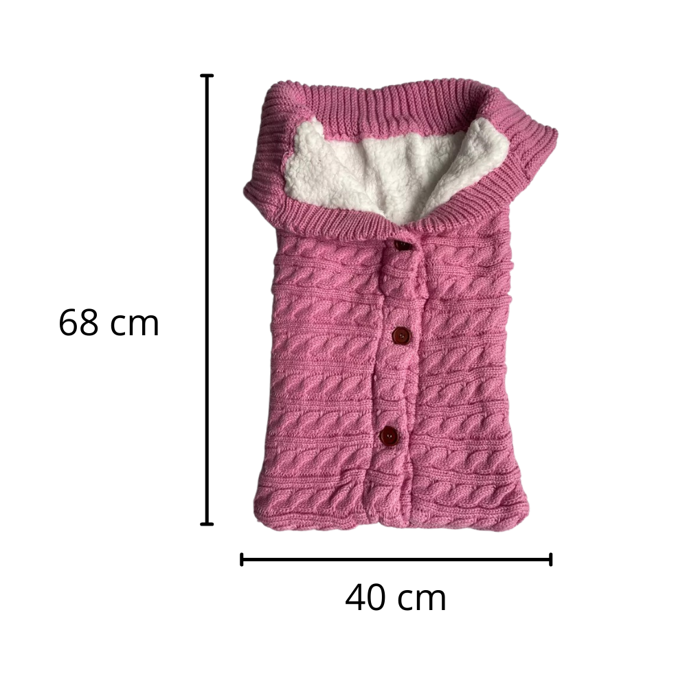 Cobertor de dormir para bebê da Brandslc, saco de dormir aconchegante para recém-nascidos, com dimensões confortáveis.