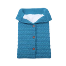 Cobertor de amamentar para bebê BrandSLC na cor azul claro, ideal para manter o bebê aquecido e confortável.