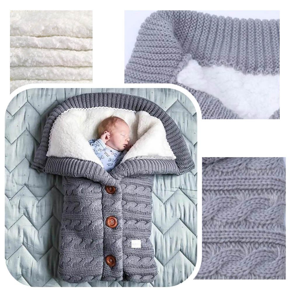Cobertor de aconchego para bebê da Brandslc, saco de dormir para manter o bebê aquecido e confortável.