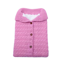 Cobertor de embalar para bebê da Brandslc, saco de dormir rosa para recém-nascidos, tecido macio e confortável.