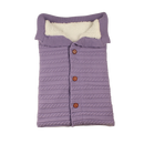 Cobertor de embalo para bebê da Brandslc em roxo, saco de dormir confortável e seguro para recém-nascidos.