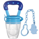 Tétina para bebê com sistema de pousador, produto da linha Tétines e sacos para biberons, na cor azul da Perfect Office Products 2020.