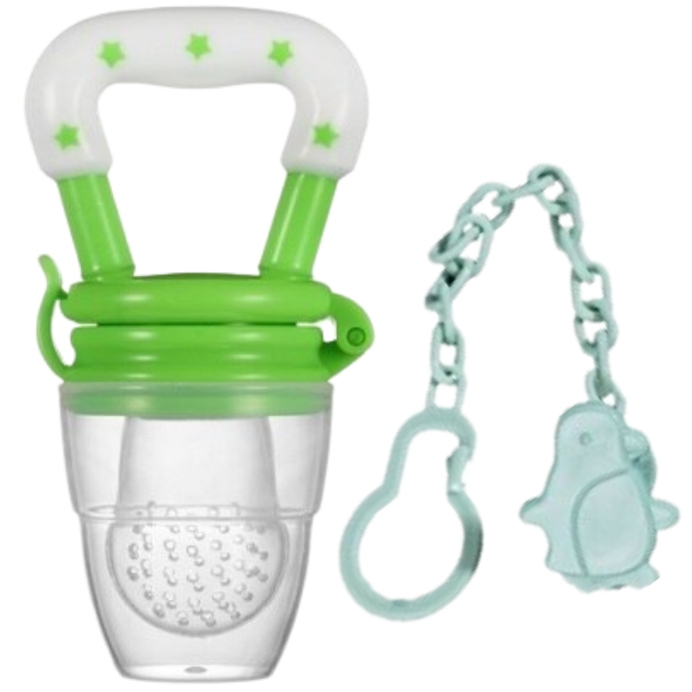 Tétine para bebê com sistema de pousador, parte de produtos para mamadeiras, na cor verde, da marca Perfect Office Products 2020.