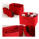 Organizador de bolsa Dido com bolsos internos para organização eficiente de itens em bolsas e bolsas femininas.