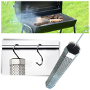 Gerador de fumaça para churrasqueira Akloker com design hexagonal para acessórios de pequeno eletrodoméstico de BBQ