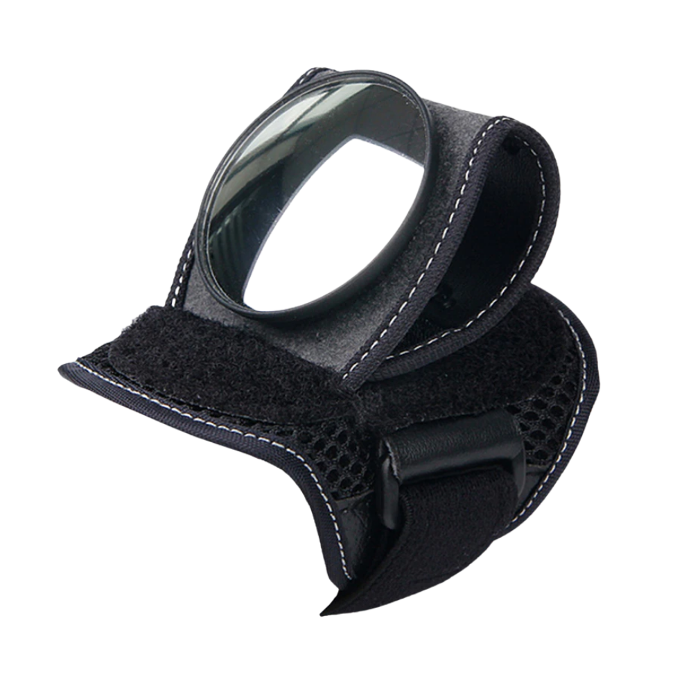 Espelho de pulso para bicicleta Hemoton, visor de ciclismo, ajustável para maior segurança ao andar de bicicleta.