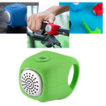 Chocalho de bicicleta à prova d'água em silicone da marca Totmox, som de alerta para ciclismo, em ambiente externo.