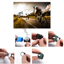 Buzina de bicicleta à prova d'água em silicone da marca Totmox, ideal para ciclismo, mostrada na imagem com detalhes do produto