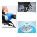 Buzina de bicicleta à prova d'água em silicone da Totmox, som alto, ideal para ciclismo e segurança na rua