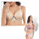 Soutien-gorge rebaixador sem costura da Naiflowers, lingerie confortável e sem fio, com efeito modelador visível na imagem.