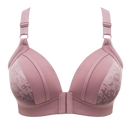 Soutien-gorge rebaixado sem alças da Naiflowers, cor roxa clara, feito de tecido confortável, sem arames.