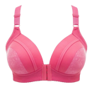 Soutien-gorge rebaixador sem fio da marca Naiflowers, em cor rosa, com design confortável e sem alças, para sustentação natural.