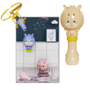 Máquina de bolhas 2 em 1 da Floepx, brinquedo de atividade com gerador de bolhas coloridas e divertido para crianças.