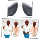 Assento de transporte para bebê da Wonderfold Wagon, ergonômico, fixado na cintura, ideal para carregar com conforto e segurança