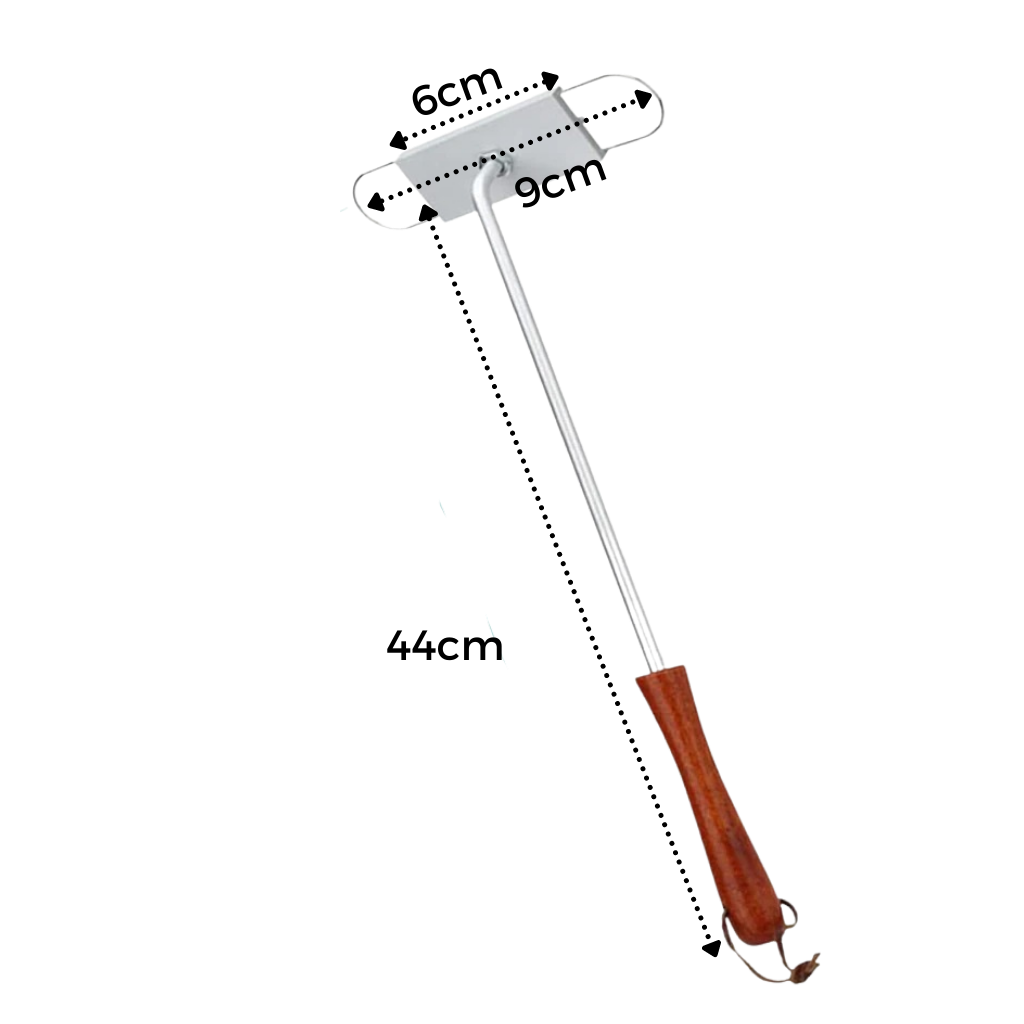 Ferramenta de marcações para churrasco da Hemoton, acessório de eletrodoméstico para marcar carnes e alimentos em churrasqueiras.