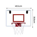 Conjunto de mini cesta de basquete Gosports com bola e suporte para brincadeiras em ambiente interno.