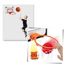 Conjunto de mini cestas de basquete Gosports, com bola e suporte durável para jogos internos e diversão em casa.