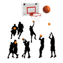 Conjunto de mini cesta de basquete Gosports com bola pequena, ideal para treinos e diversão indoor.