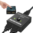 Divisor HDMI bidirecional 4K da Xcsource, fácil de conectar e usar, para distribuição de vídeo e áudio em alta resolução.
