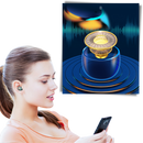 Fones de ouvido Bluetooth Eastjing com estojo de carregamento e som de alta qualidade visível na imagem.