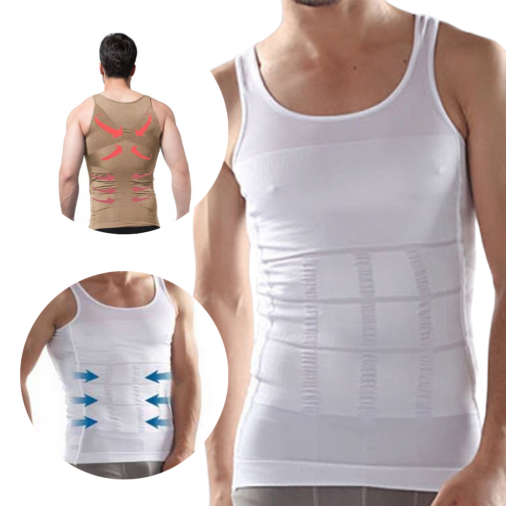 Camisa de compressão modeladora da Mersariphy, débardeur amincissant, roupa íntima de suporte e modelagem para o corpo feminino.