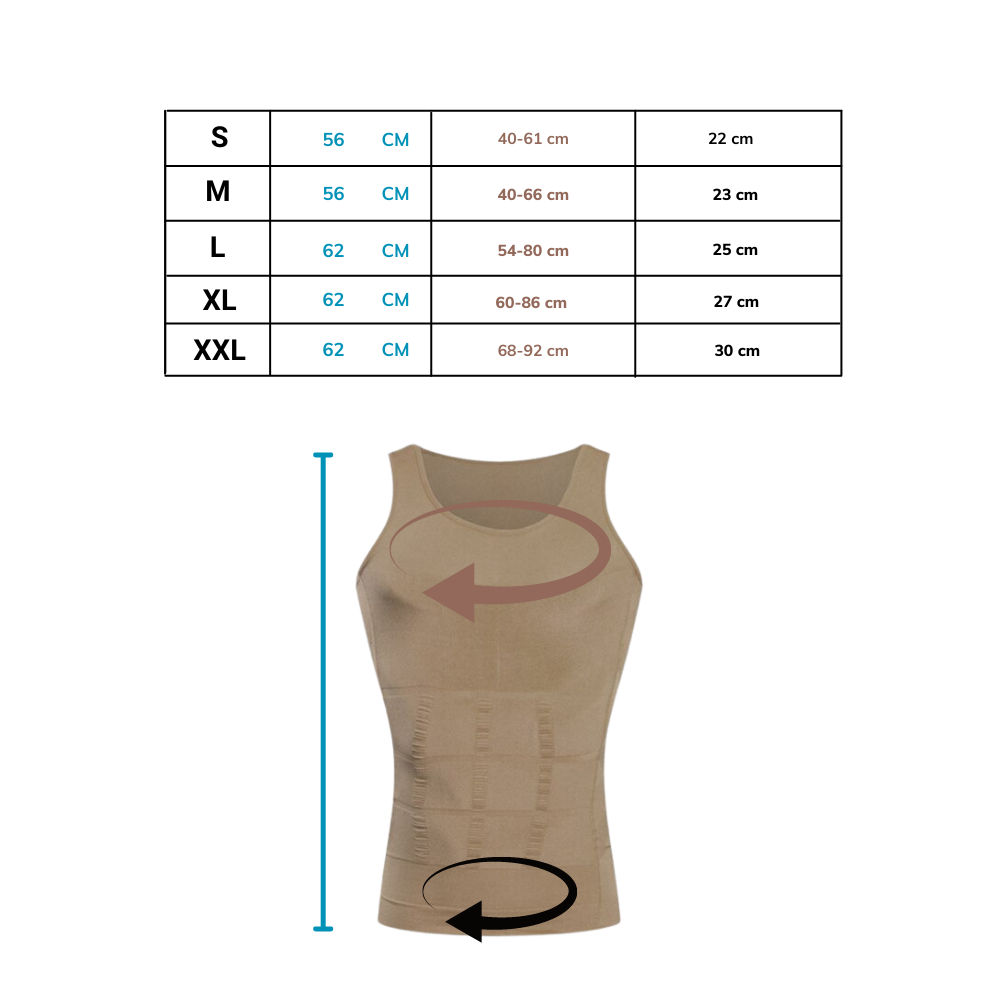 Débardeur amincissant de compression Mersariphy, sous-vêtements, modèle ajustado, en tissu extensível e confortável.