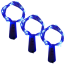 Conjunto de 3 guirlandes luminosas LED para garrafas com tampas de cortiça, luz azul, luminária decorativa da Fullbell.