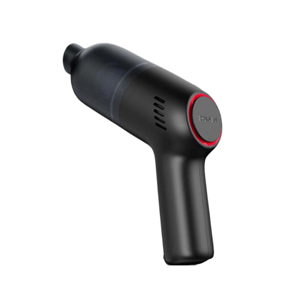 Aspirador de mão sem fio Gliving preto, mini aspirador portátil para limpeza de carros e superfícies pequenas