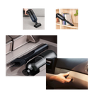 Aspirador de mão sem fio Gliving, compacto e portátil, usado para limpeza de carros e superfícies pequenas.