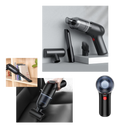 Aspirador de mão sem fio da marca Gliving, mini aspirador portátil para limpeza de carros, com design compacto e leve.