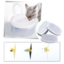 Fonte de água automática para gatos Urbest com iluminação LED, promovendo hidratação fresca e limpa.