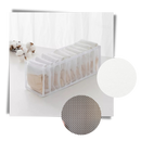 Organizador de roupas em malha Pakewalm para armazenamento e organização de roupas no closet ou quarto.