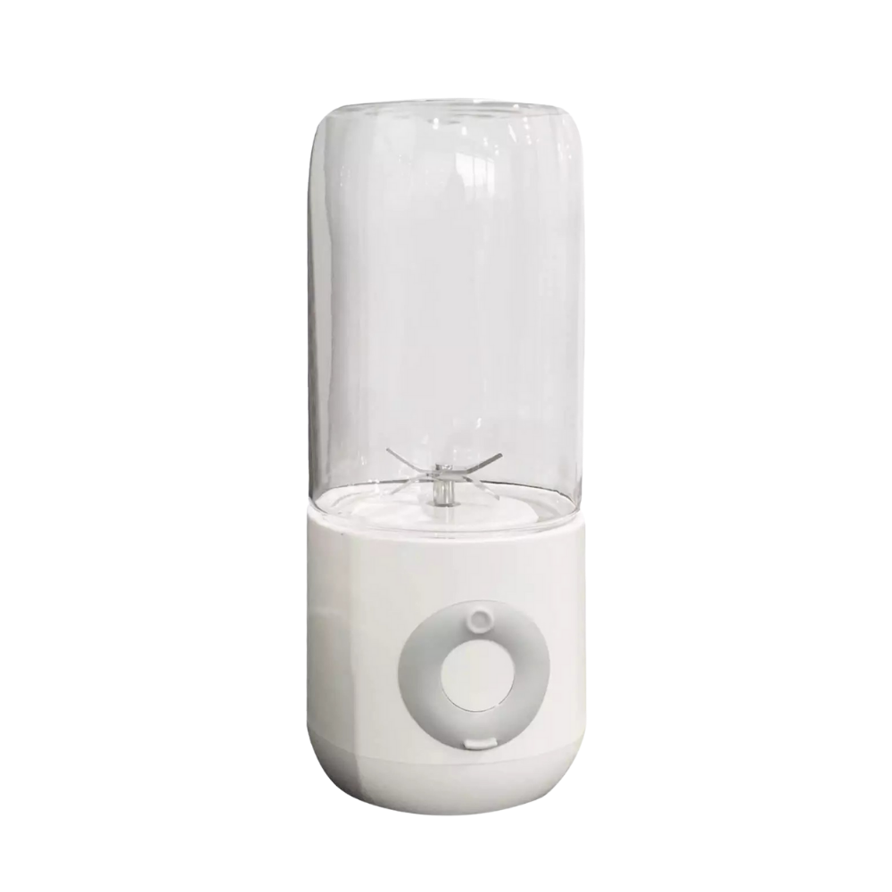 Mini liquidificador portátil Cofest com 6 lâminas, eletrodoméstico de cozinha branco para smoothies e ingredientes.