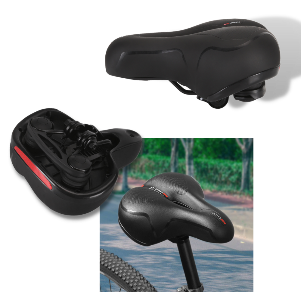 Selim de ciclismo Oture L'ultime, ultra macio e ergonômico, projetado para conforto e performance em passeios de bicicleta.